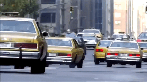 New York City Taxi Traffic GIF