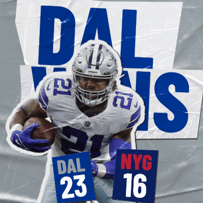 New York Giants Dallas Cowboys Thursday Night Football GIF