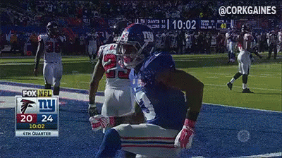 New York Giants Player Running
