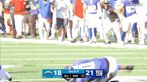 New York Giants vs Los Angeles Chargers Football Game