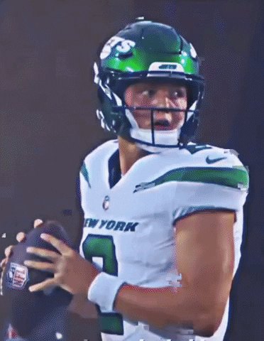 New York Jets Football Player Throwing Ball GIF