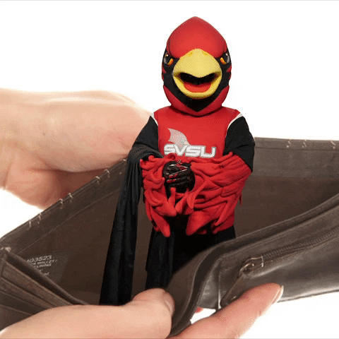 New York Jets Mascot Where's My Money GIF