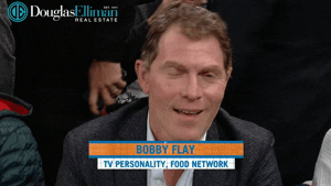 New York Knicks Fan Bobby Flay Cheering GIF