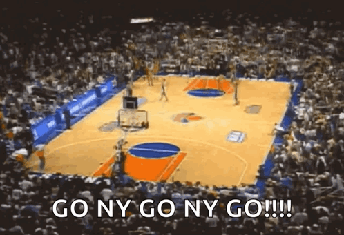 New York Knicks Go Ny Fans Going Berserk GIF