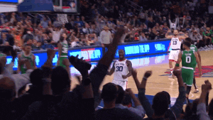 New York Knicks Julius Randle Celebrating GIF