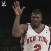 New York Knicks Legendary Patrick Ewing GIF