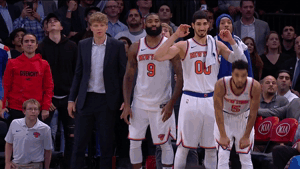 New York Knicks Team Cheering GIF