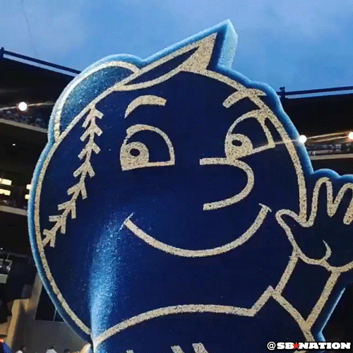 New York Mets Fan 50 Cent Peeking GIF