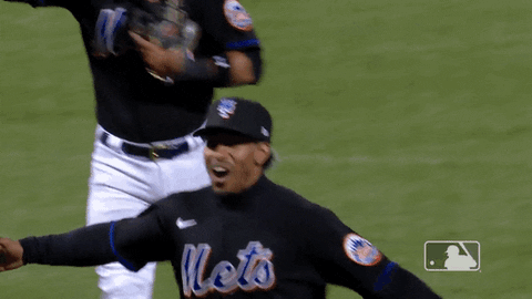New York Mets Player Francisco Lindor Celebrating GIF