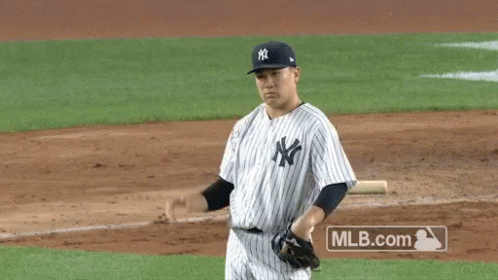 New York Yankees Baseball Player Arms Up