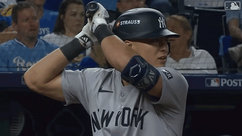 New York Yankees Baseball Player Ready to Hit