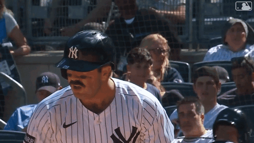 New York Yankees Baseball Player With Crowd
