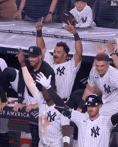New York Yankees Celebrating GIF