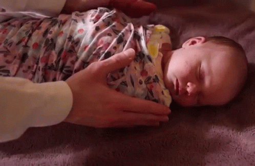 Newborn Baby Sleeping in Pink Blanket