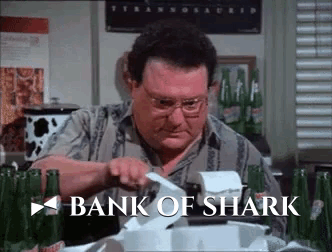 Newman Bank Of Shark GIF
