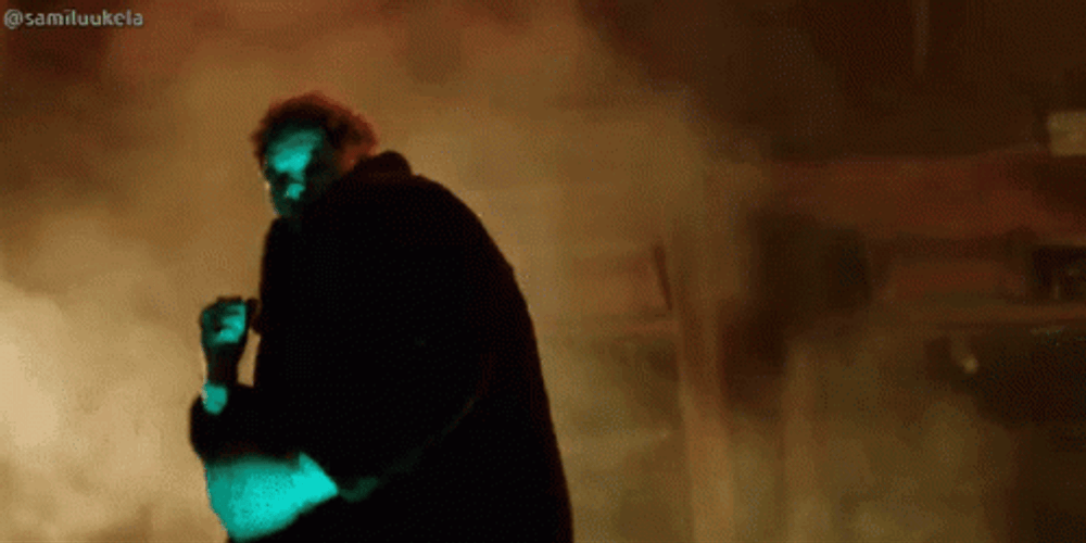 Newman Dancing In Shadows GIF