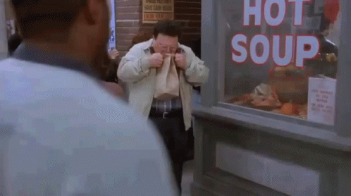 Newman Hot Soup GIF
