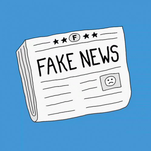 Newspaper Saying Fake News