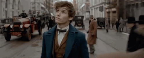 Newt Scamander Walking In Street GIF
