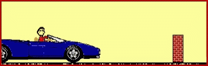 Newtons First Law Person Ejected From Car Animation GIF