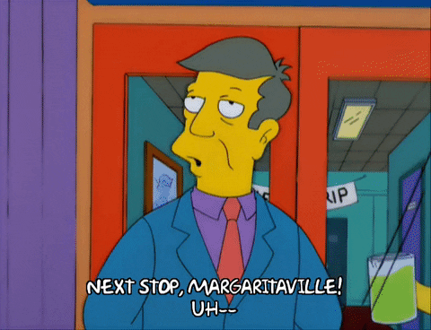 Next Stop Margaritaville Simpson Margarita GIF
