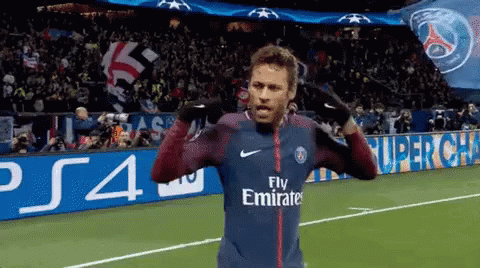 Neymar Backwards Crazy Dance GIF