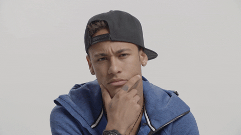 Neymar Jr. Paris Saint-germain Confused Thinking GIF