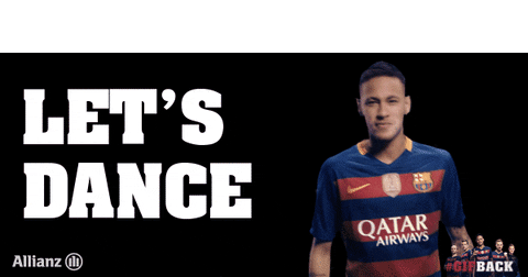 Neymar Let's Dance Flashing Lights GIF