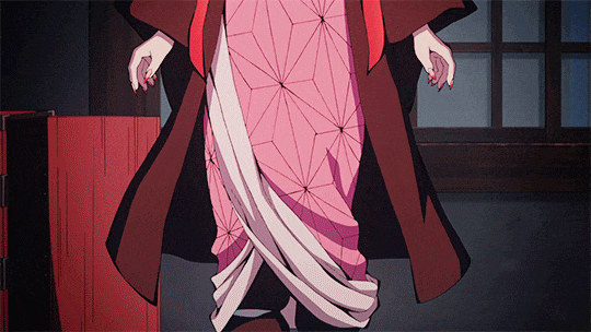 Nezuko Beautiful Attire GIF
