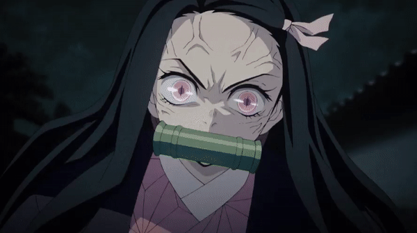 Nezuko High Kick GIF