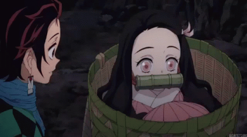 Nezuko Kamado Being A Good Girl GIF