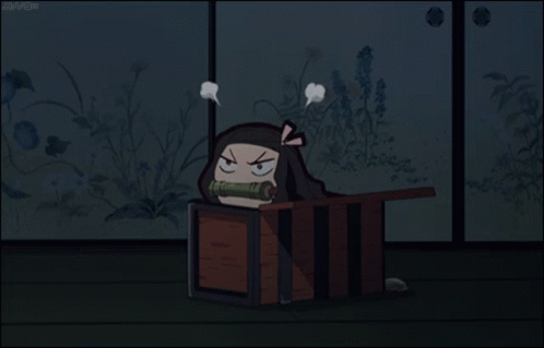 Nezuko Kamado Being Really Mad GIF