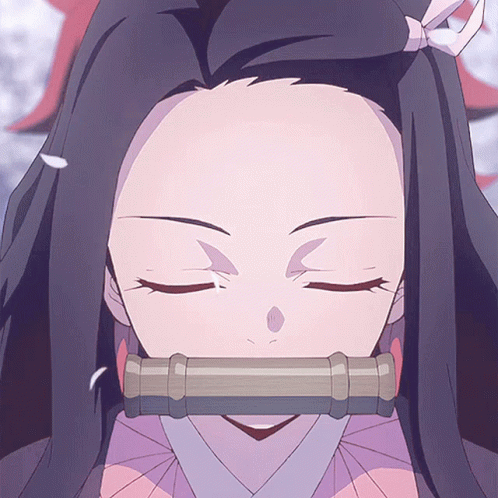 Nezuko Kamado Fierce Look GIF