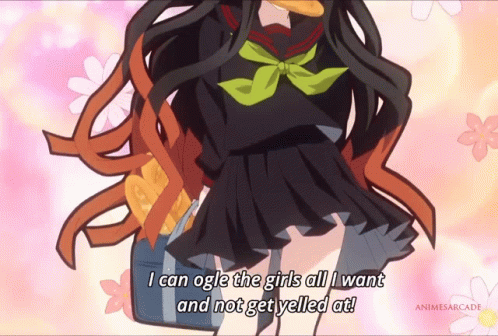 Nezuko Kamado In School Uniform GIF