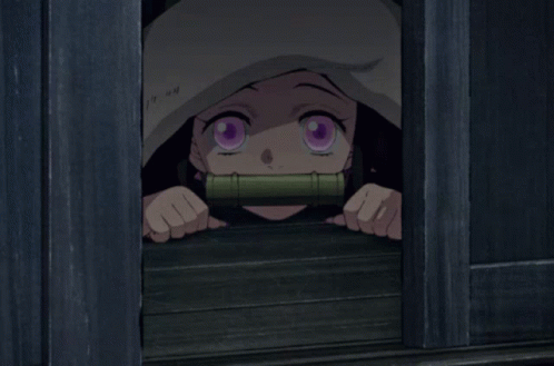 Nezuko Kamado Peeping GIF