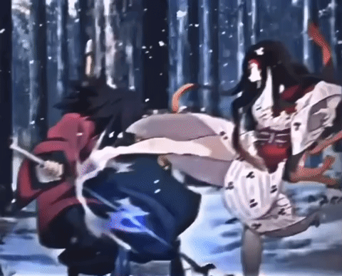 Nezuko Kick Giyuu Tomioka GIF