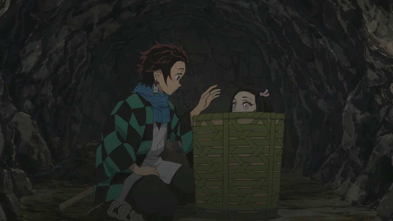 Nezuko Receiving Head Pat GIF