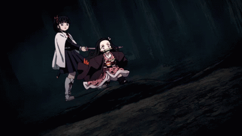 Nezuko Running Fast GIF