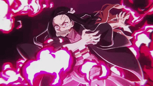 Nezuko Vs Daki Ferocious Battle Demons Slayer GIF