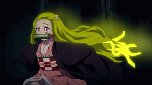 Nezuko Vs Daki Running Away Demon Slayer GIF