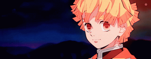 Nezuko Zenitsu Running Demon Slayer GIF