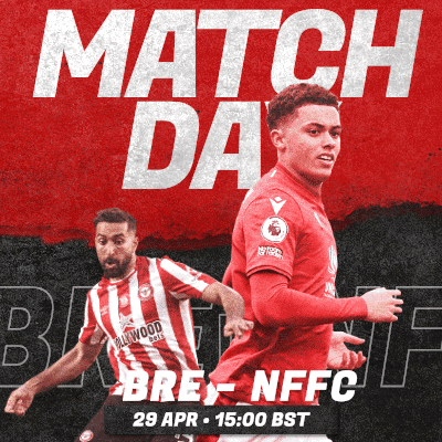 NFFC vs Brentford Match Poster April 29th