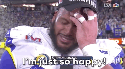 Nfl Aaron Donald Happy GIF
