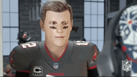 Nfl Animated Tom Brady Slamming Door GIF