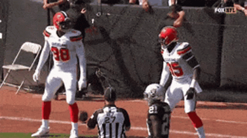 Nfl Celebration Bestie Bump GIF