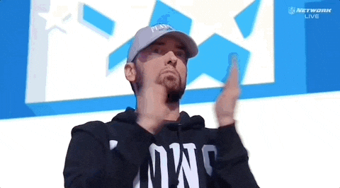 Nfl Draft Pick Eminem Applauding GIF