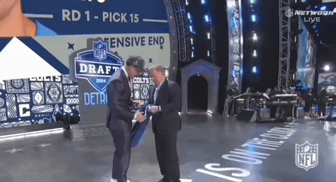Nfl Draft Zach Wilson Receiving Jersey Shirt GIF