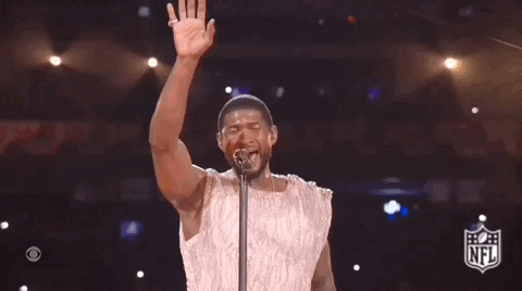 Nfl Performance Usher Singing Meme GIF