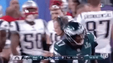 Nfl Player Jumping In The Super Bowl Shuffle GIF