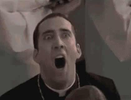 Shocked Nic Cage Going Wild GIF